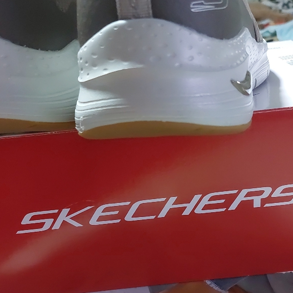 Skechers Men's Gray Slip-On Shoes - Picture 14 of 15